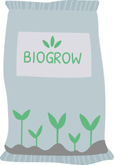 Spring elements. Blooming flower, cute animals and birds. Springtime garden decoration, birdhouse, tool and plants, drawn cartoon vector set