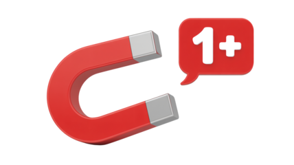 Attract more customers with this powerful magnet and notification icon