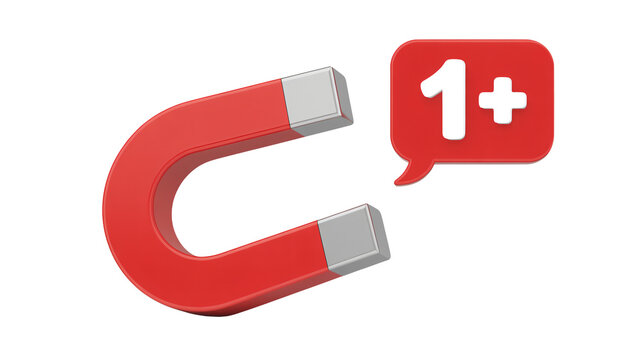 Attract more customers with this powerful magnet and notification icon