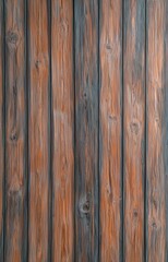 Naklejka premium Rustic wood planks create warm, textured backdrop for your cozy designs now