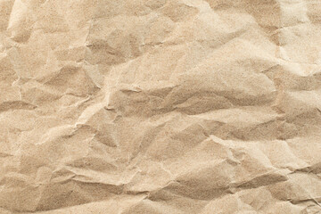 background of crumpled brown paper