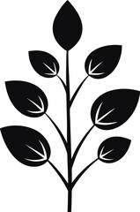illustration-of-a-stylized-black-plant-with-a-stem (2).eps