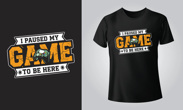 Gaming Typography Quotes for T-Shirt Design SVG PNG Vector File | Funny Gamer Sayings Digital Download | Game Lover Graphic Print