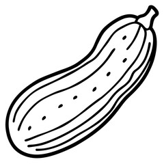 Cucumber Slices Vector Illustration