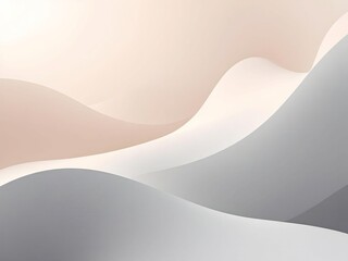 Soft Wavy Abstract Forms with Pastel Gradients