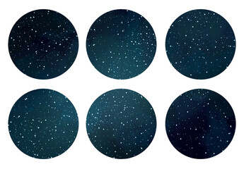 星空のフレーム　丸