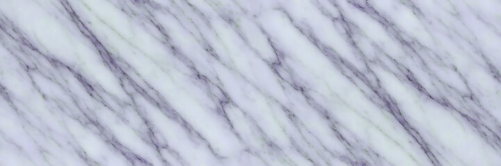 Natural horizontal marble texture with natural gray and white, blue veining, soft matte surface, and refined details. Elegant wide panoramic banner, web cover, background, backdrop. Symmetry.