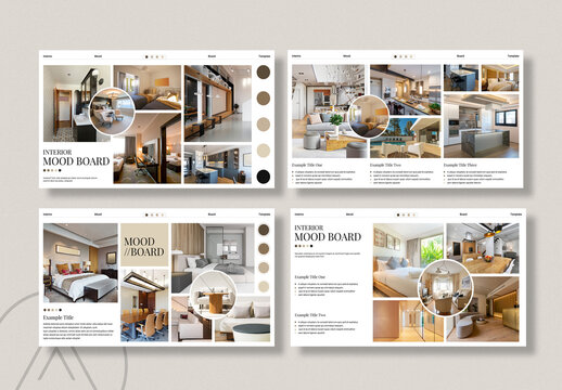 Interior Mood Board Template