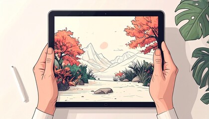 Isometric server racks in a modern data center for cloud computing, IT infrastructure, network technology, and digital storage