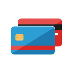 Credit Card Icon – Colorful Payment Vector Design