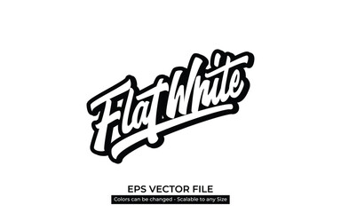 Stylish hand-lettered word Coffeeshop menu in bold modern script. Perfect for coffee shop branding, packaging, cafe logo, or typography design. Editable EPS vector file.