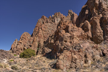 Dramatic rock cliffs at Roques de Garcia