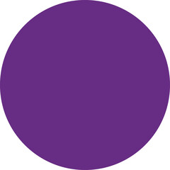 Purple Circle Graphic with Four Crossed Lines Transparent Background