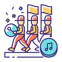 This Parade icon is suitable for Thanksgiving Day.