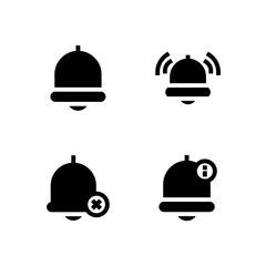 Essential UI Icon Set - Bell Alert and Notification Information Elements