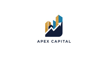 Apex Capital logo with financial growth chart and upward arrow.