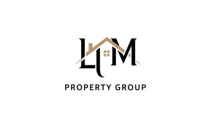 LJM Property Group Logo with House Roof Icon.