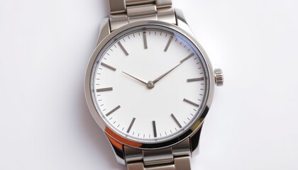 Classic Silver Wristwatch