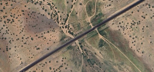 Route 66, USA: Classic Road Trip View of Desert Highway, Nostalgia, and Open American Landscape