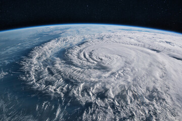 Super Typhoon, tropical storm, cyclone, hurricane, tornado, over ocean. Weather background....