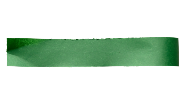 green torn paper background