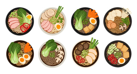 Eight Bowls of Ramen Noodles Assortment 5a5a2c1ef9b12e5a19f48b5243f8dfaadr