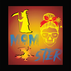 Mom ster t-shirt design