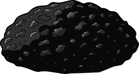 volcanic rock rough black texture.
