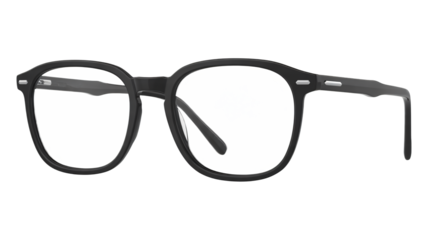Stylish black eyeglasses frame modern design optical accessory