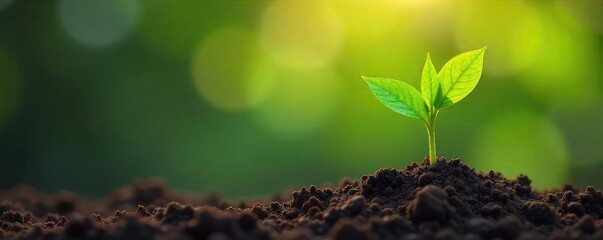 A vibrant seedling bursting from the earth, representing rapid growth and flourishing business expansion, symbolizing potential and prosperity , startup, scaling, agriculture