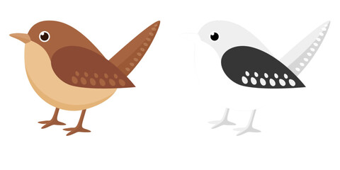 Cute Cartoon Bird Clipart