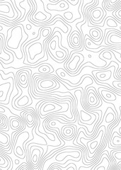 Abstract background of topographic map contour line pattern
