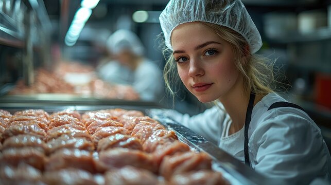 Manual Quality Check on Fresh Produce by a Worker in a Food Facility