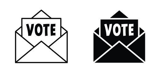 Slogan Vote  with checkmark symbol. Election Day. Political, campaign concept. Check List. Elections, of the first or second chamber elections. Referendum or politic concept. Check mark icon
