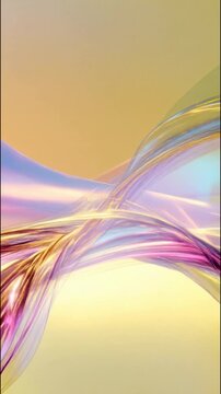 An abstract video background in golden tones, soft waves of water, and oils. Soft movement in the frame, flowing lines.