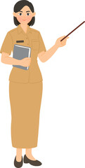 Illustration of a Teacher