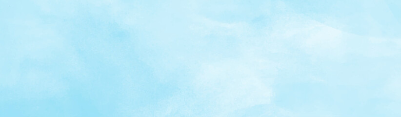 Abstract sky blue texture background. Creative design with grunge aquarelle paper textured, Blue texture vector background with sky and clouds for cover design, flyer, poster, banner.