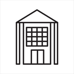 Workspace icon. Business communication. Vector illustration. Stock image.