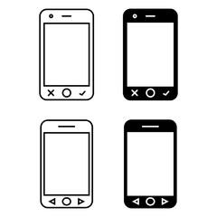 Smartphone Icons Set — Modern, Clean, and Versatile Vector Collection