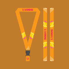 Office and company ID card lanyards 