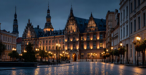 Fototapeta premium City Hall in Wroclaw
