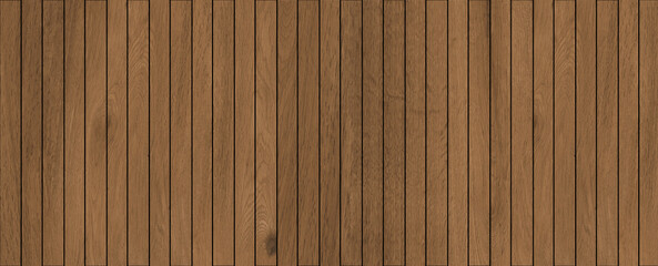 Wood background banner panorama long - Brown wooden acoustic panels wall texture , vertical, corrugated stripes 3d, seamless pattern	
wooden texture background