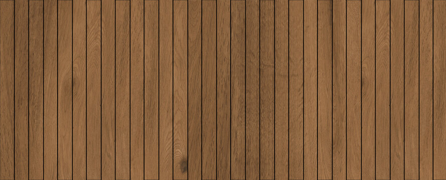 Wood background banner panorama long - Brown wooden acoustic panels wall texture , vertical, corrugated stripes 3d, seamless pattern	
wooden texture background