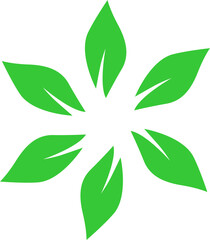 Eco Bio Leaves Product Sign Symbol Logo Vector
