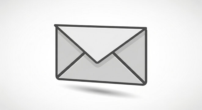 Email icon illustration conveying communication, digital marketing, and business correspondence with modern design