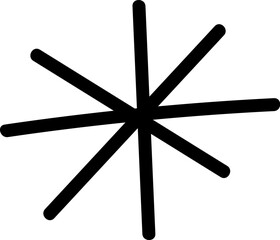Simple Snowflake Sketch