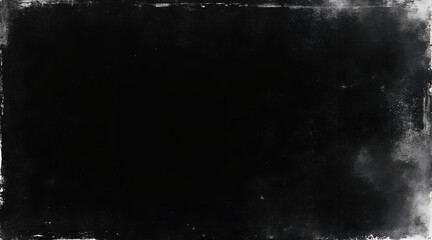 Gritty distressed black texture background with grunge overlay effect, perfect for vintage designs and edgy graphic projects.
