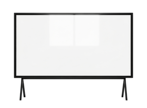 Projector screen with stand transparent background cutout png