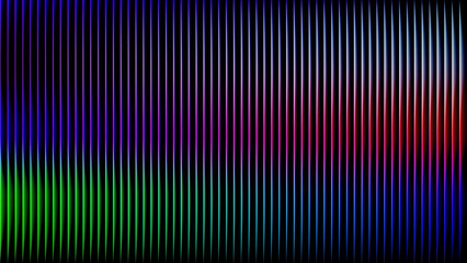 Color Spectrum Gradient Lines with Neon Glow on Black