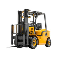forklift isolated on white background industrial warehouse vehicle heavy machinery isolated transparent background image